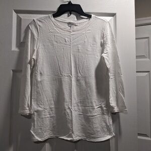 NWOT Nordstrom White Tee women's size small